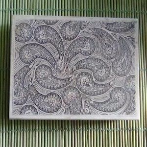 PAISLEY Rubberstamp